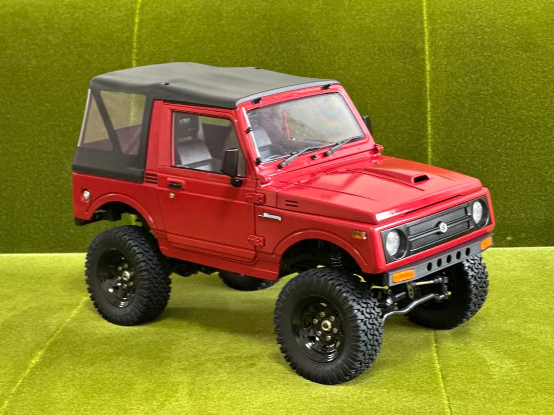 WPL C74-1 ジムニー 全塗装 大口径金属製ホイール、タイヤ、おまけ付