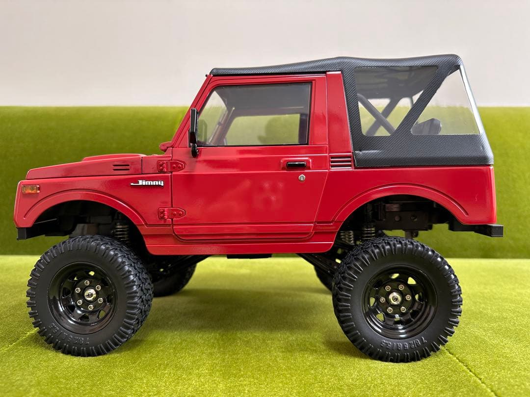 WPL C74-1 ジムニー 全塗装 大口径金属製ホイール、タイヤ、おまけ付