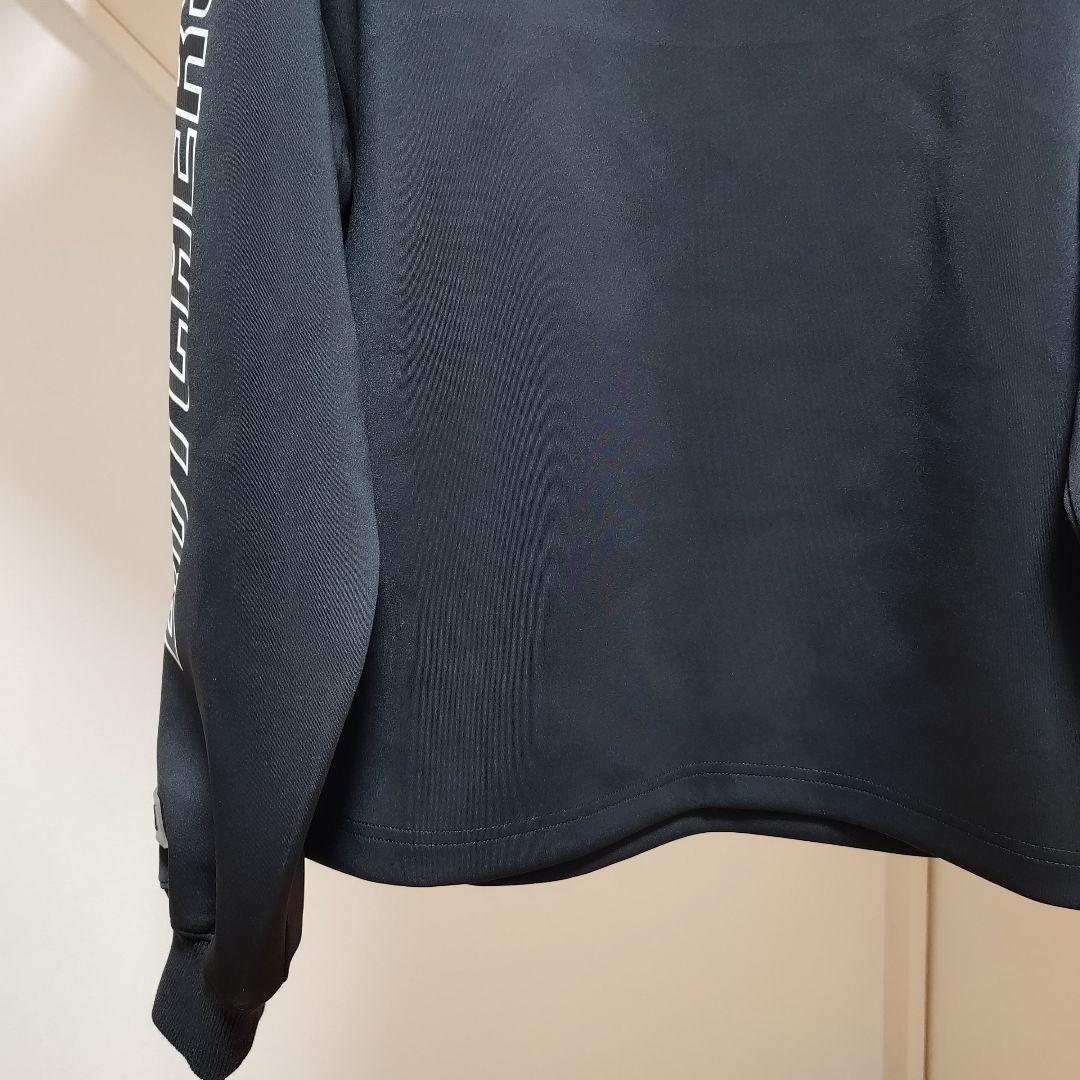 S ゴルフ レディース モックネック シャツ トレーナー 長袖 ブラック