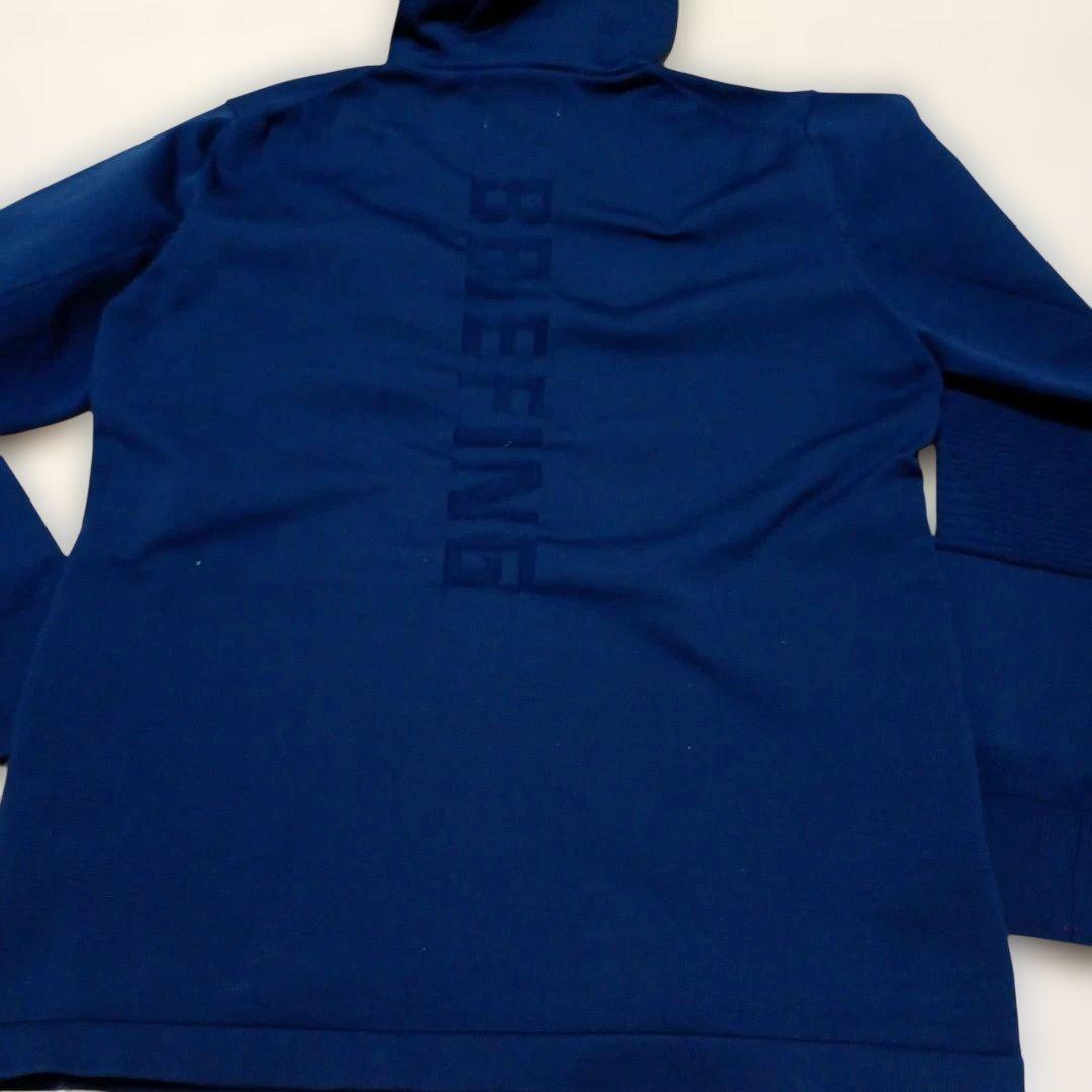ブリーフィングゴルフレディースパーカーネイビーサイズL