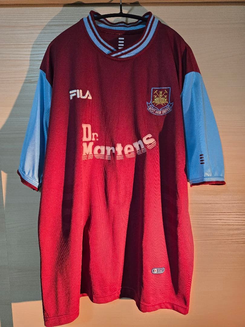 ​【激レア】 01/02 ウエストハム ​Dr. Martens FILA