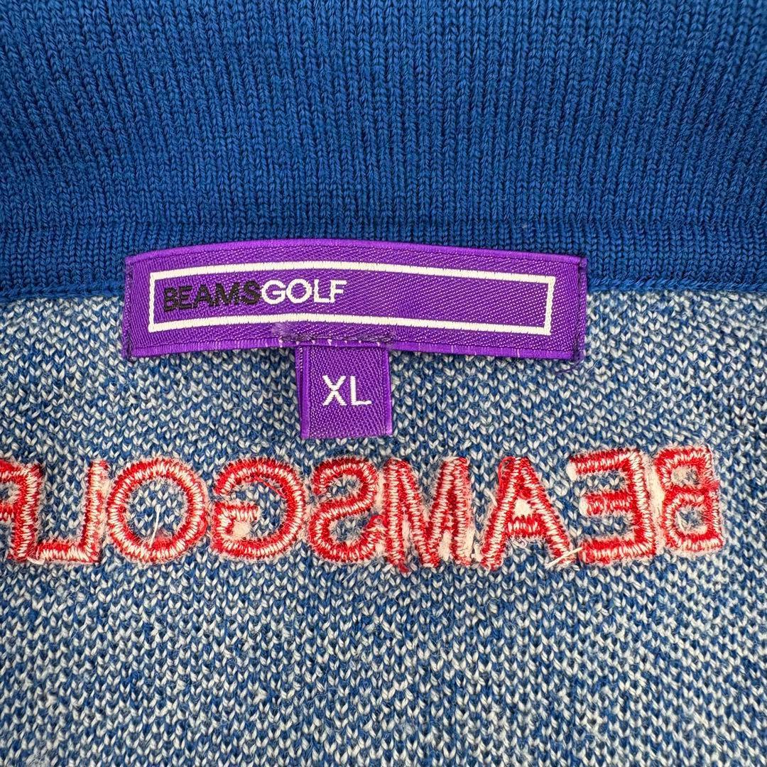 美品　BEAMS GOLF ビームスゴルフ ニットポロシャツ XL 777