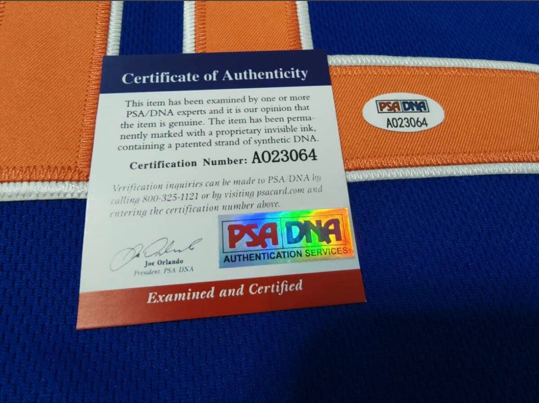 【2月SALE】MLB リンドーア選手直筆サイン入りユニホーム　メッツ