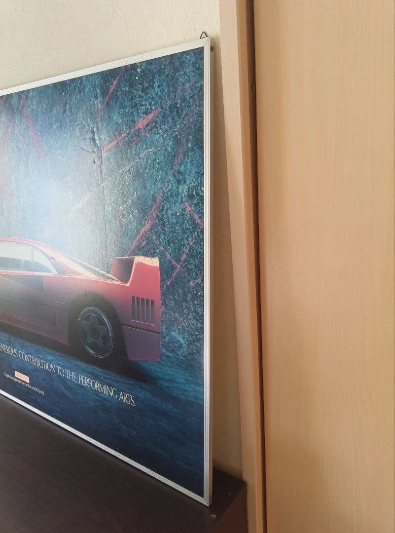 Ferrari F40 PIRELLI フェラーリ ピレリー　ポスターパネル