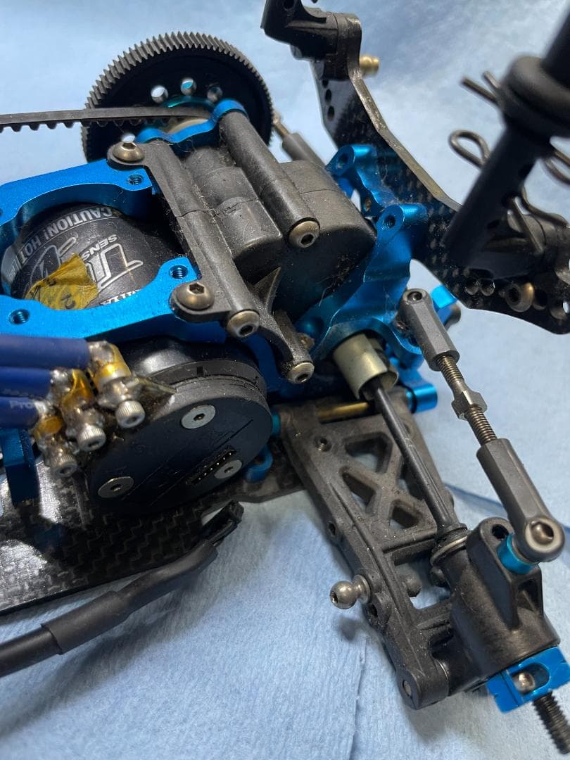 【中古・値下げ】タミヤ　TA06MS【ダンパー無し・アンプ&モーター付き】