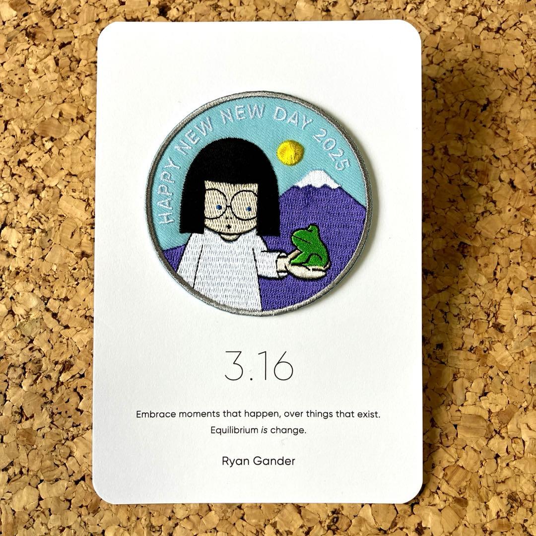 貴重　ライアン・ガンダー　NEW NEW DAY 2025　刺繍ワッペン