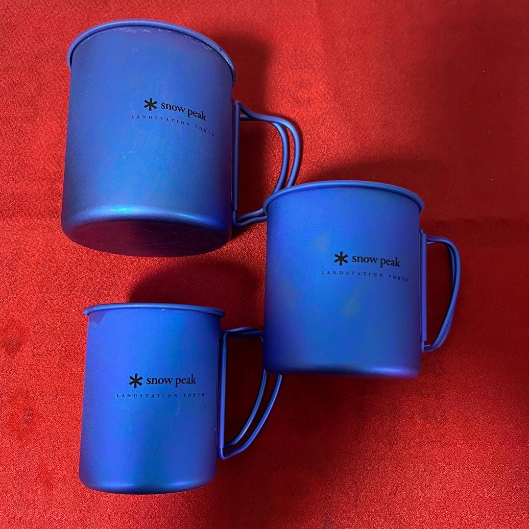 専用) PEAKランドステーション限定チタンシングルマグ3点スタッキング