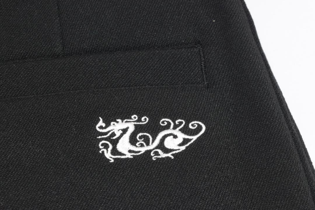 新品☆ダンスウィズドラゴン ゴルフ ストレッチ ボトムス ☆黒☆ウェスト87cm