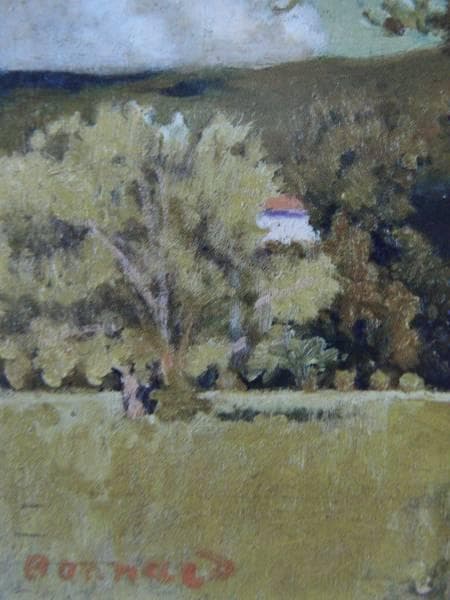 P・ボナール、ドーフィネ風景、希少画集画、新品高級額装付