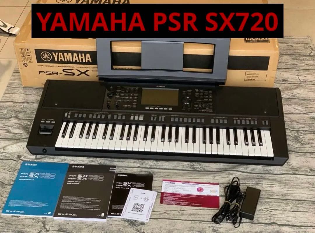 「新品ー高級」 Yamaha PSR-SX720 キーボード 発送2週間