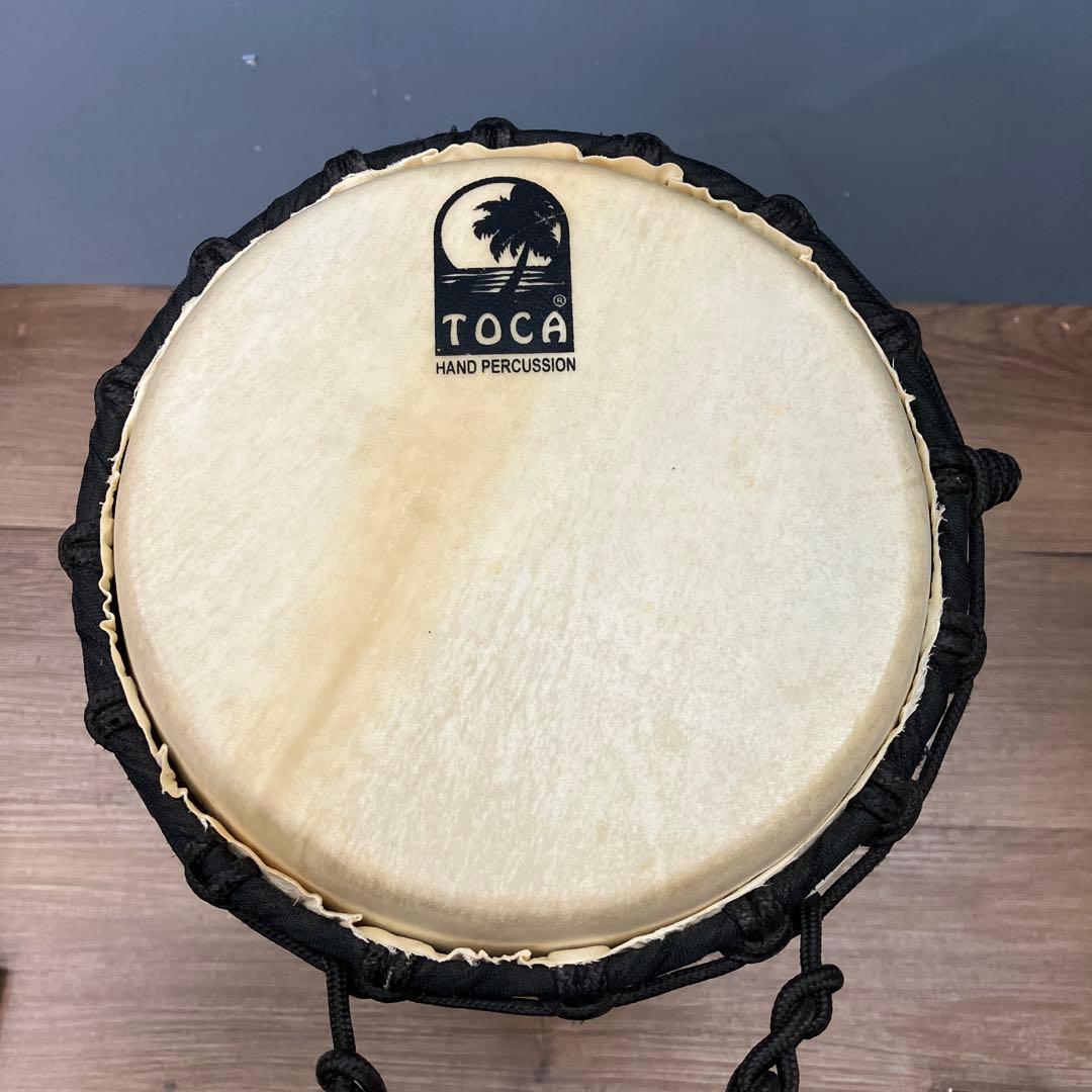 昭和レトロ TOCA トカ ジャンベ 手胴太鼓 パーカッション 打楽器 美品