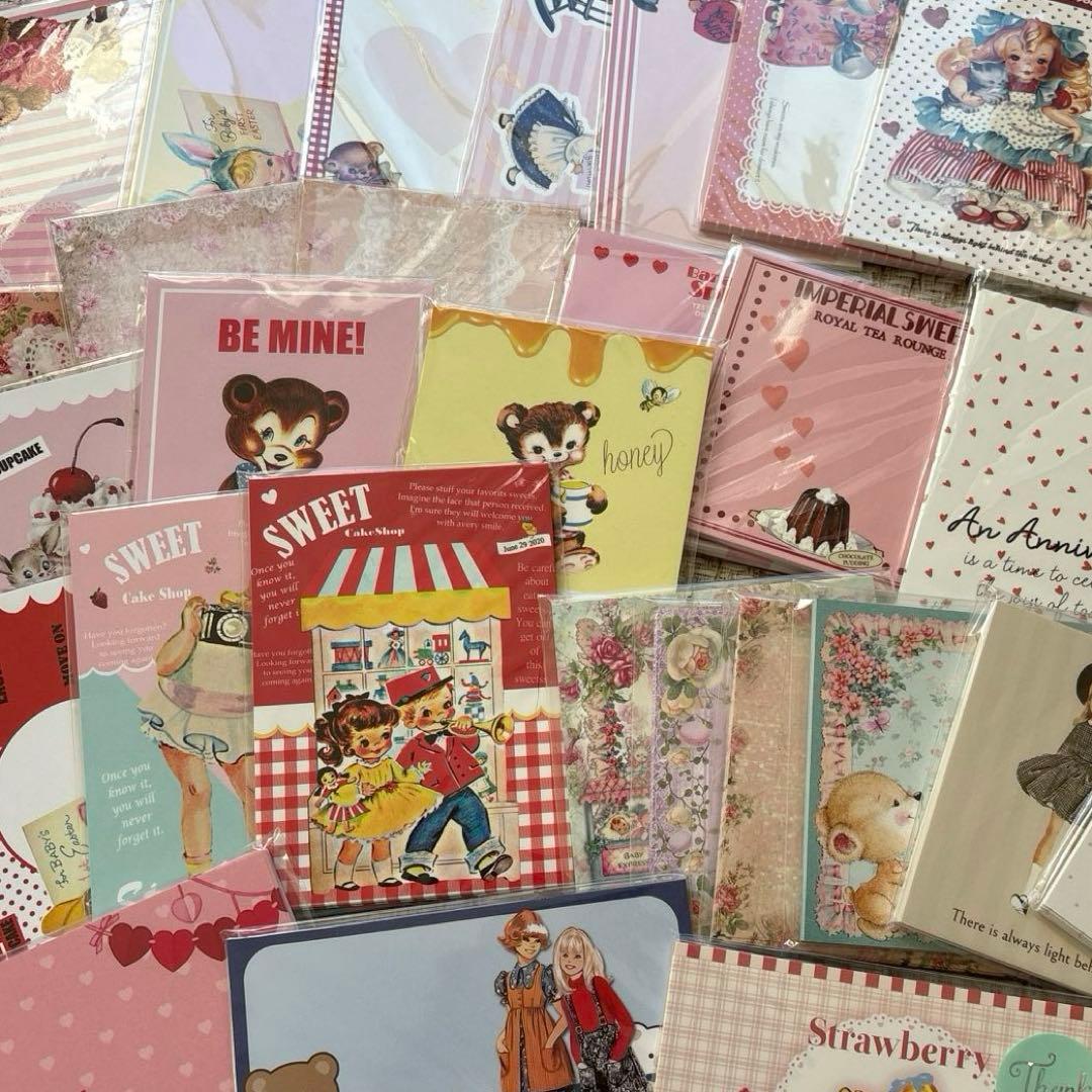 ⭐️最安値 コラージュ素材 メモ帳 まとめ売り 紙モノ 大量 おすそ分けファイル