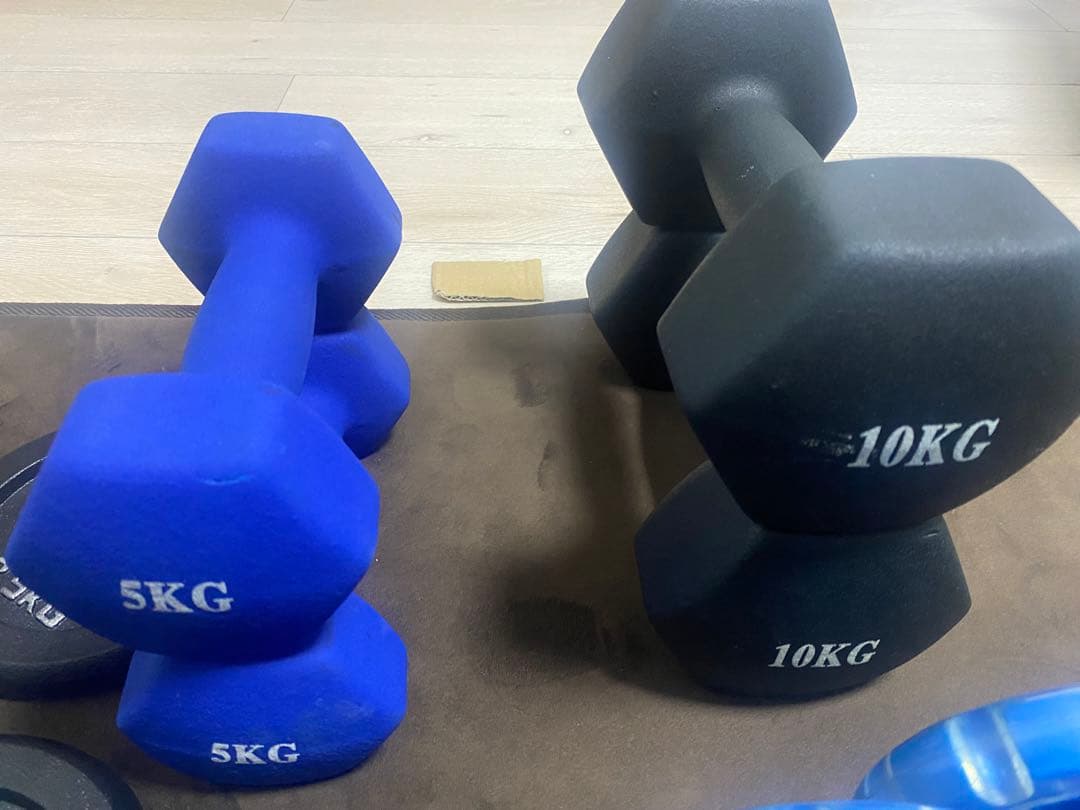 muscle power set ダンベル、懸垂バーetc...