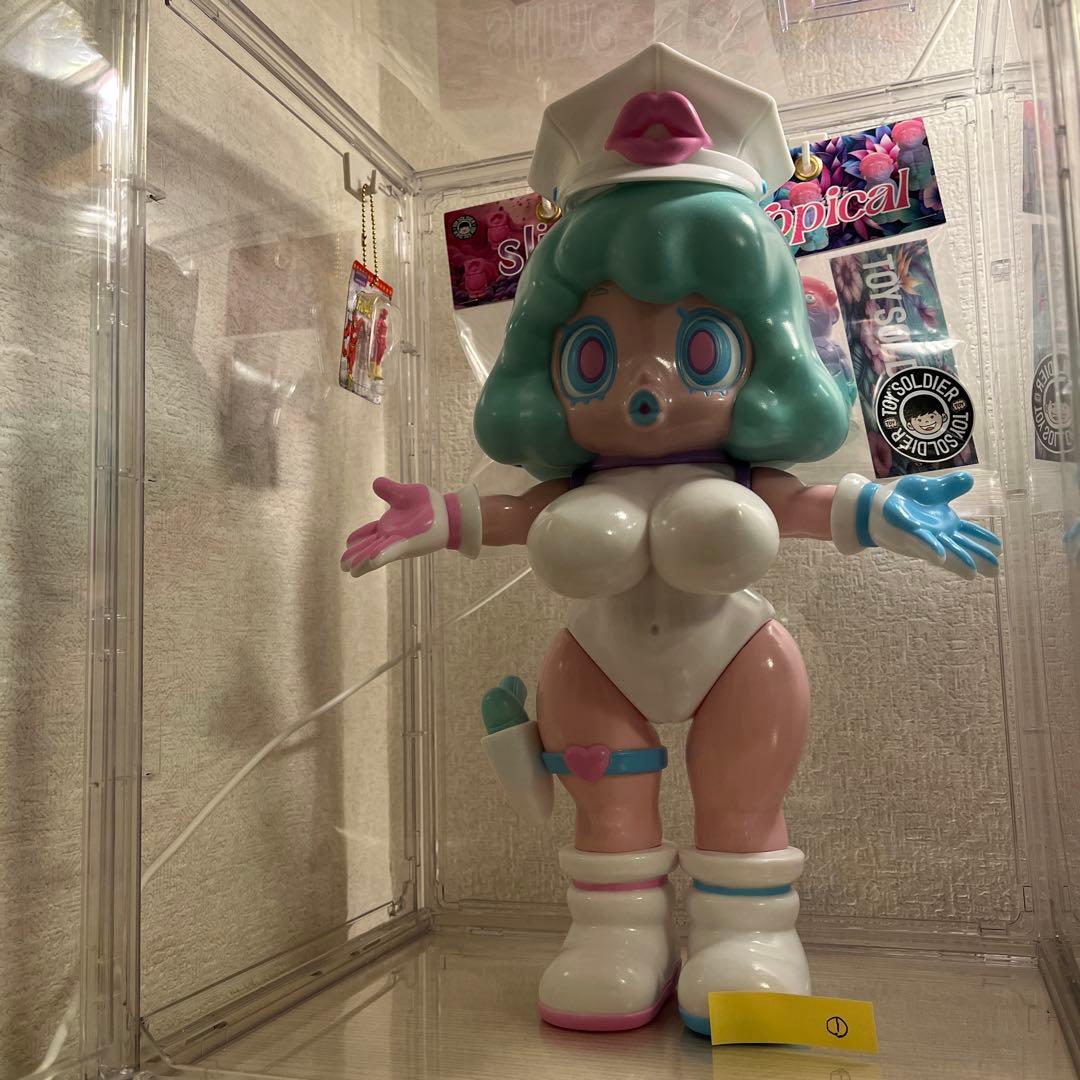 美品【人気ソフビ】スライムガール　スラコ①