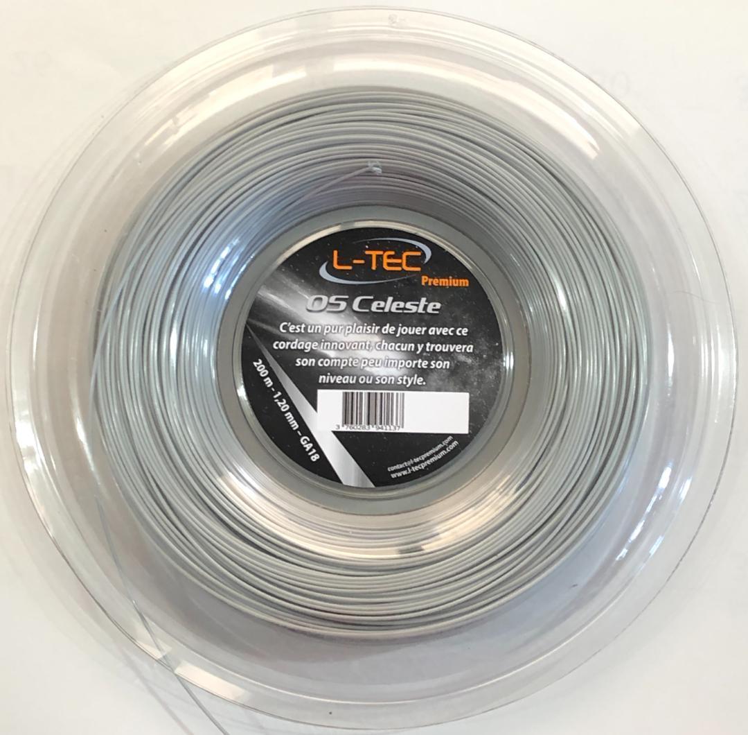 テニスガットの大革命！！L-Tecセレストシルバー1.20mm 200mロール