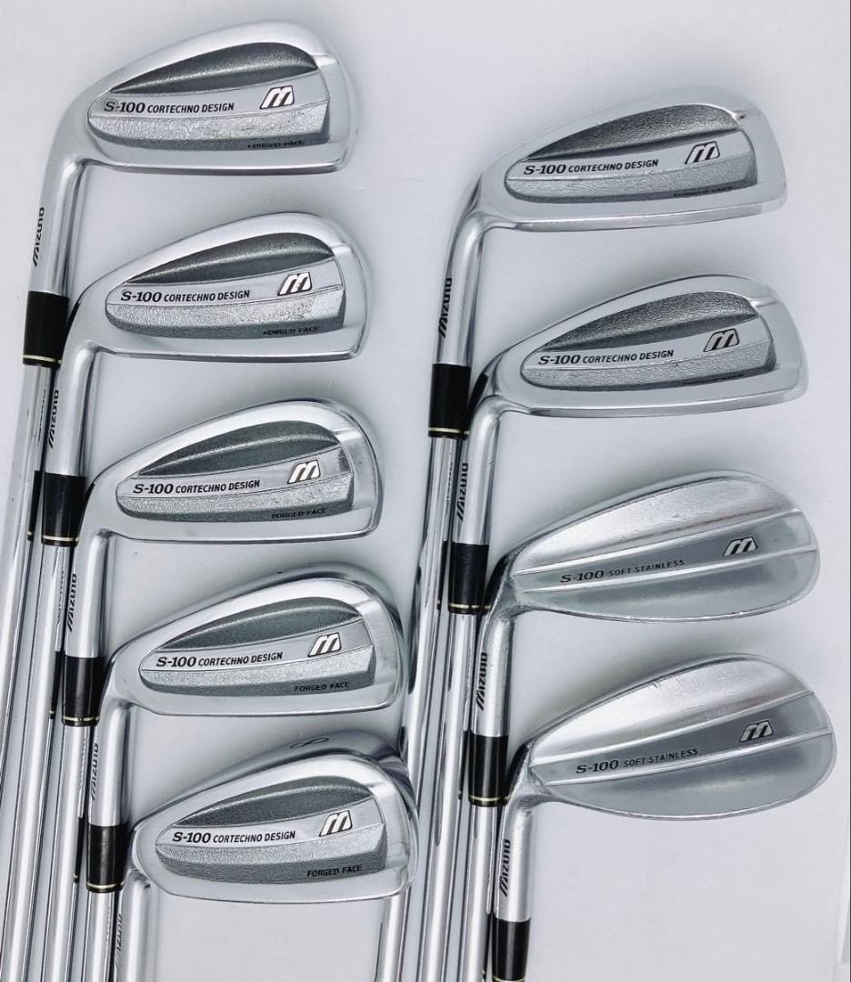 希少なレフティ MIZUNO S-100 アイアン 9本セット ゴルフクラブ