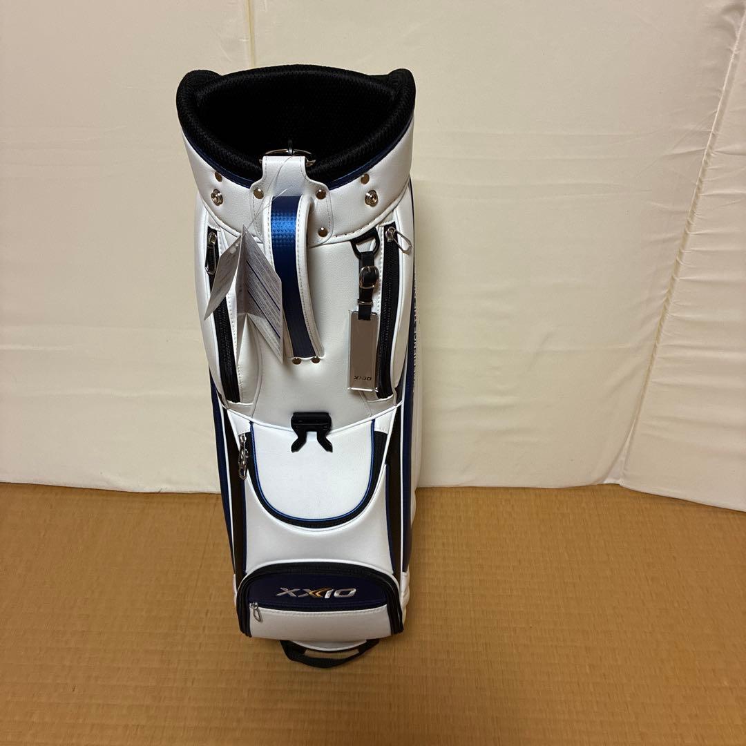 XXIO キャディバッグ ホワイト/ネイビー