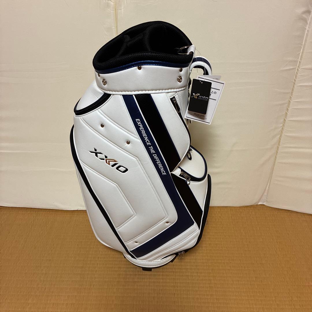 XXIO キャディバッグ ホワイト/ネイビー