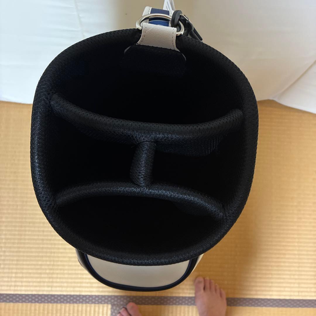 XXIO キャディバッグ ホワイト/ネイビー