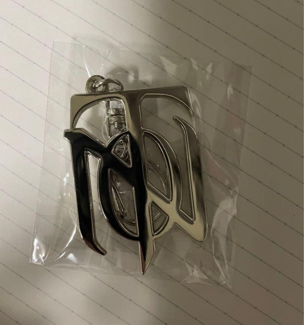 Kejiu シルバー メタル キーホルダー ロゴデザイン