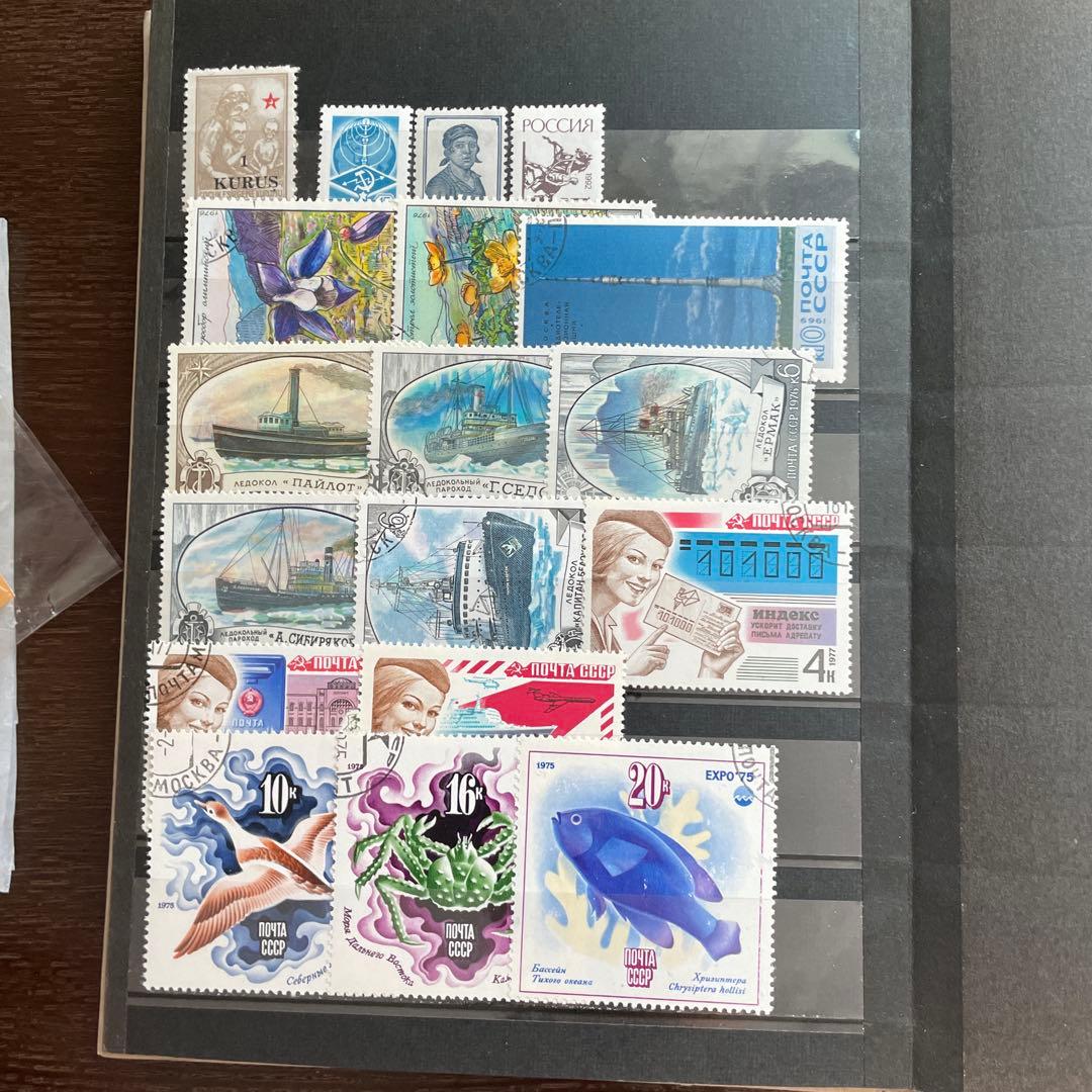 ソビエト連邦 使用済み切手 コレクション 212枚
