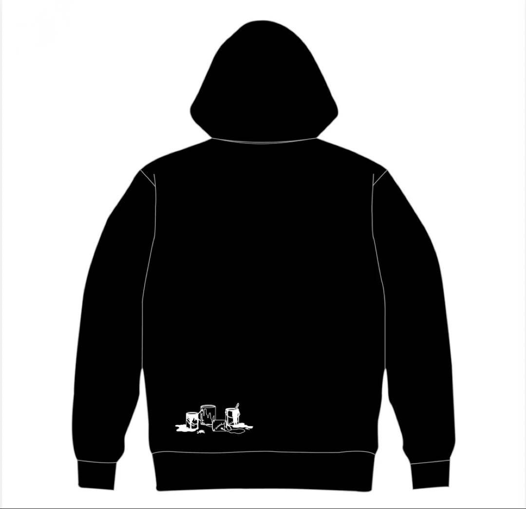 新品Official髭男dism ヒゲダン 復刻 デザイン パーカー 黒 XL