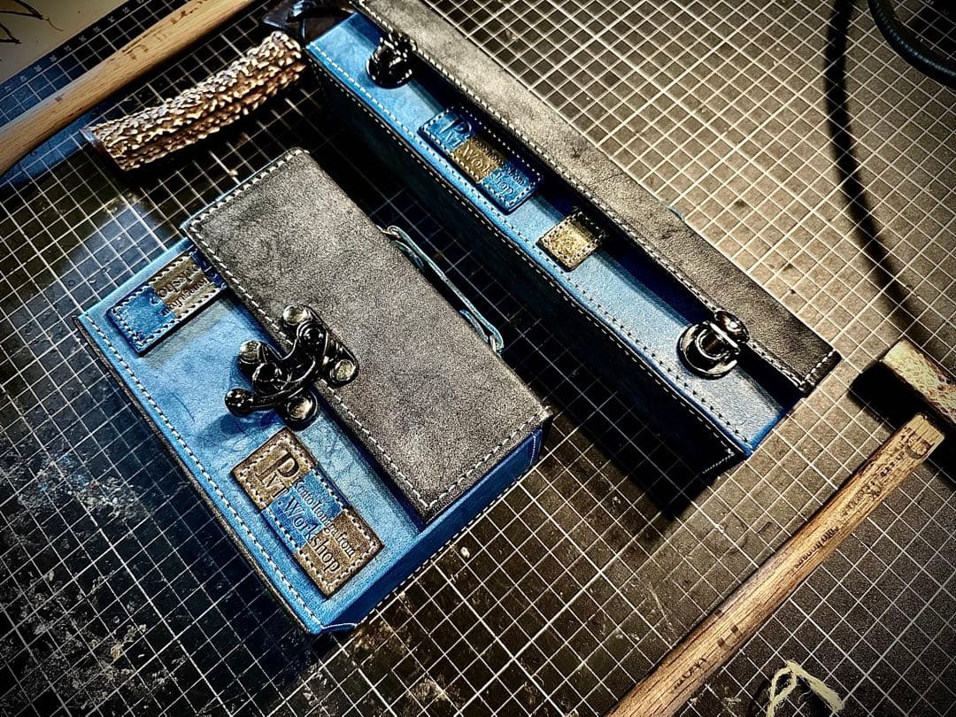 月末SALE！Pvt.Workshop 極CL 本革　デッキケース　ハーフ