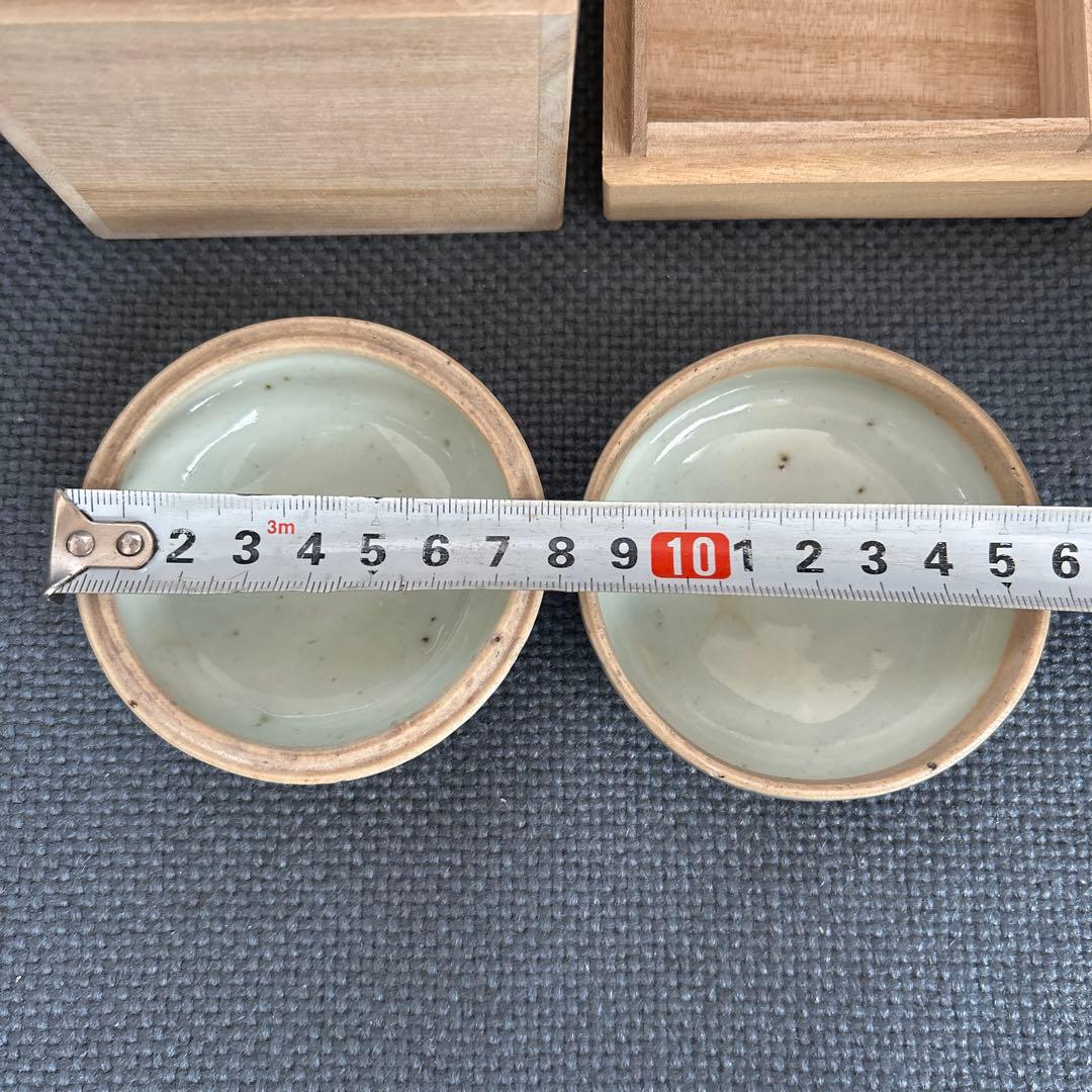 中国骨董【清の時代染付青花喜字香合印泥合】旅行した時に香港中芸百貨店で購入桐箱付