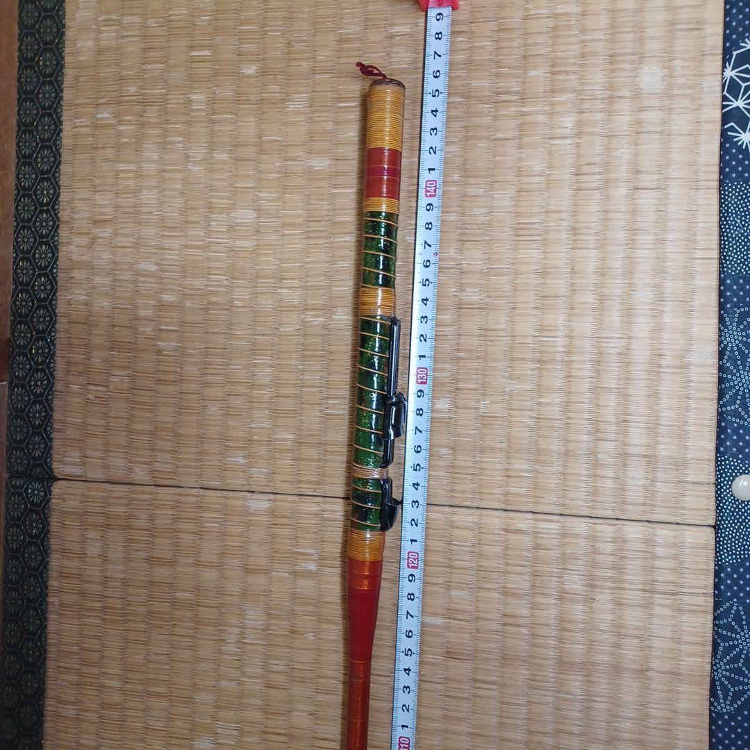 自作筏ちぬ竿　1.46m　瀬川彦次仕様グラスファイバー