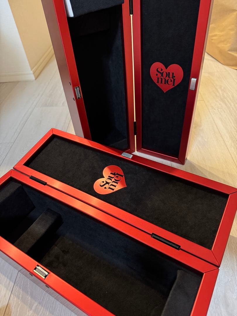 ソウメイレッド空箱　2個セット