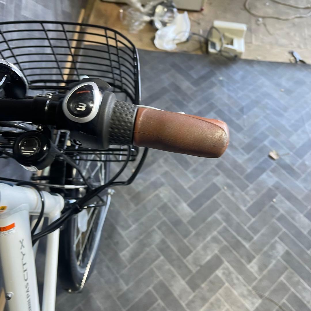 t.k YAMAHA PAS CITYXホワイト バッテリー12.3ah