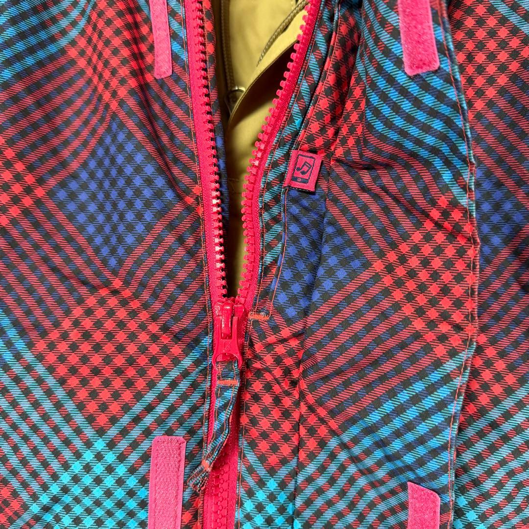 BURTON バートン チェック　スキーウェア スノーボードウェア 160上下