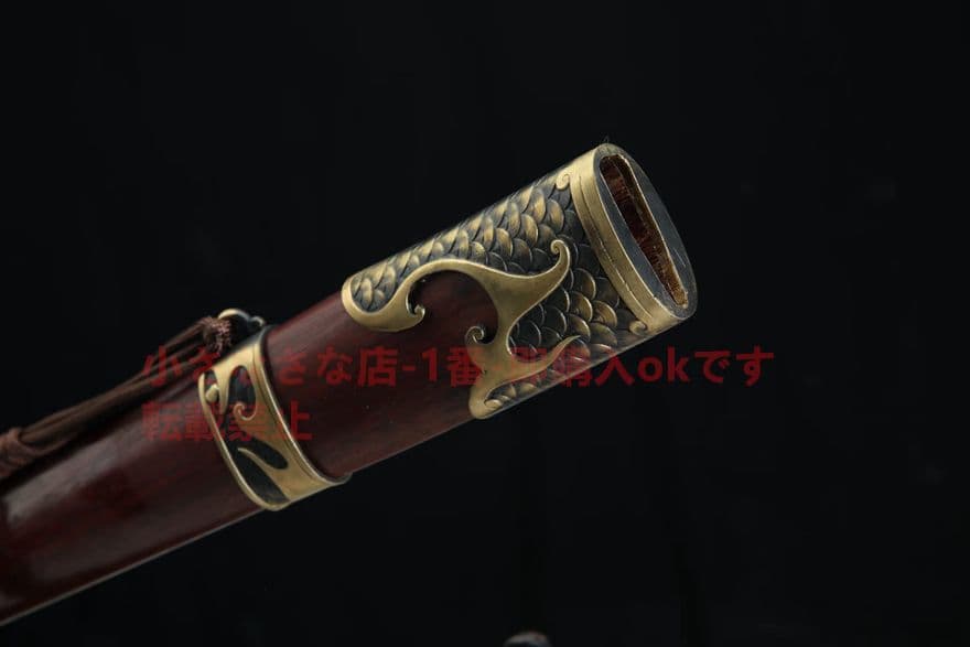 火鱗苗刀 古兵器 武具　刀装具　日本刀　模造刀 居合刀 長尺