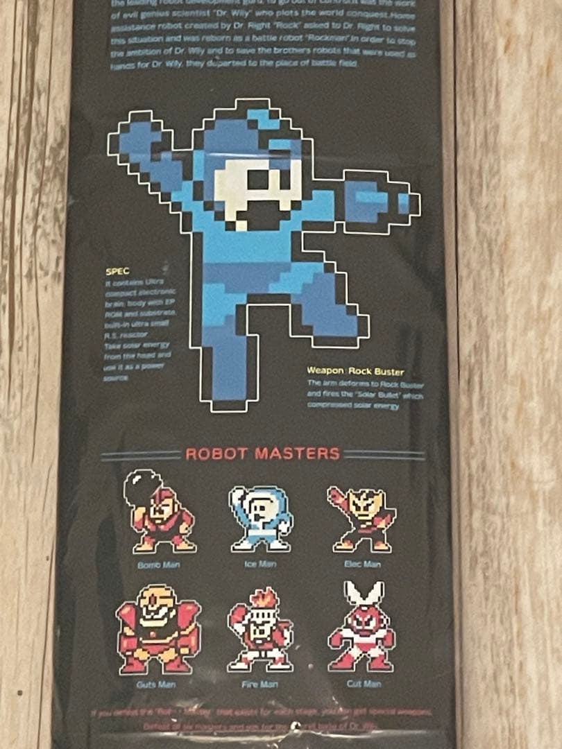 未使用品　スケートボード　ロックマン　MEGA MAN skateboard