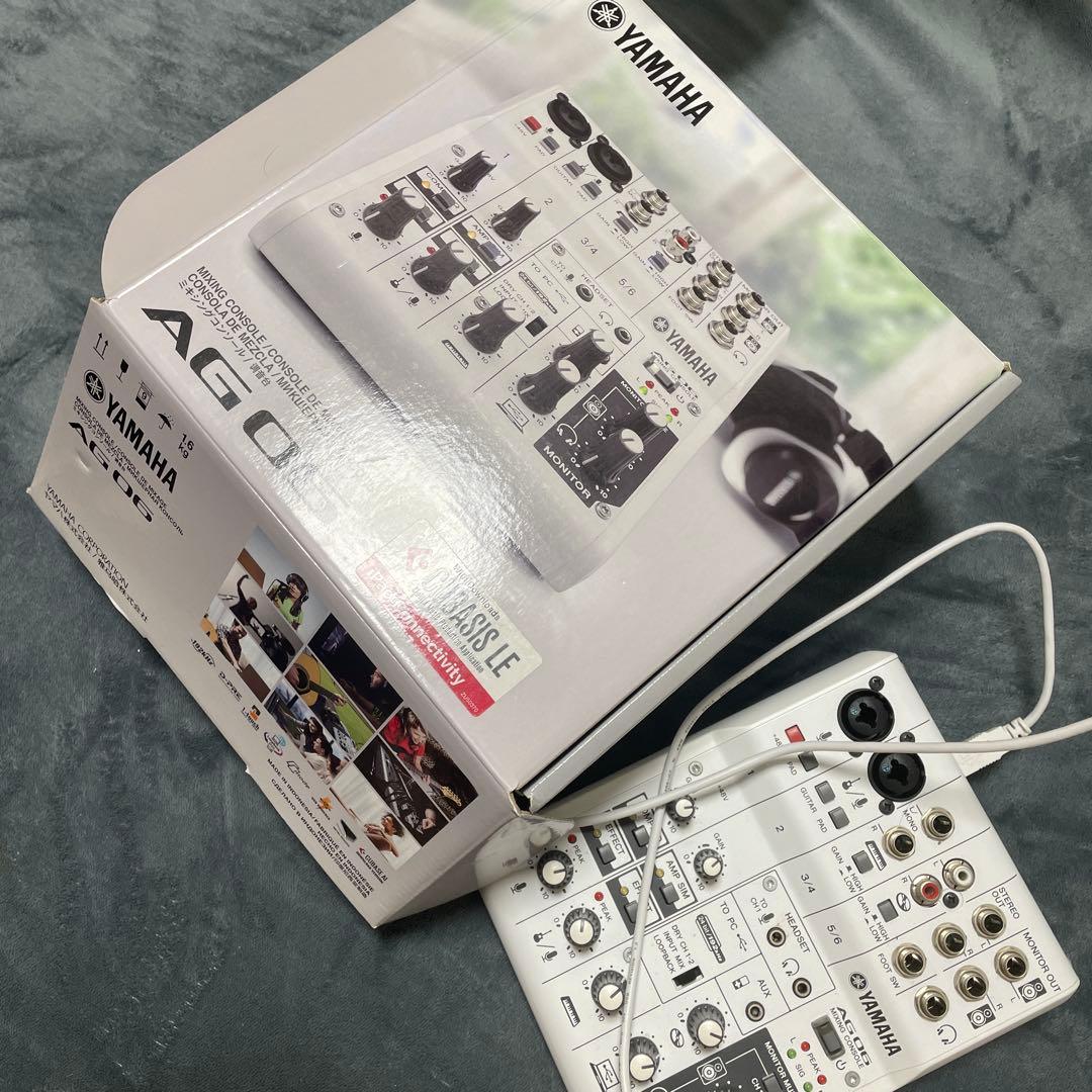 YAMAHA AG06 ミキシングコンソール【箱付き】【美品】
