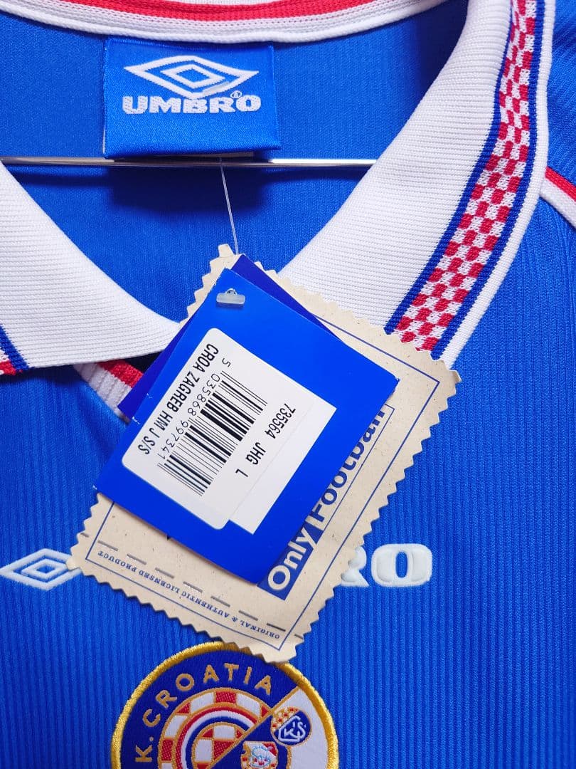 未使用　UMBRO　1999〜2000 ザグレブ　三浦知良