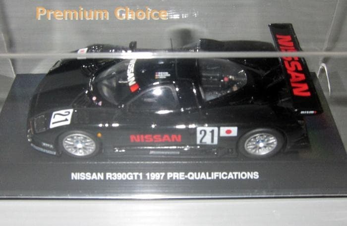 京商 1/43 リコースカイラインGTS-R R390GT1 ケースヒビ有り