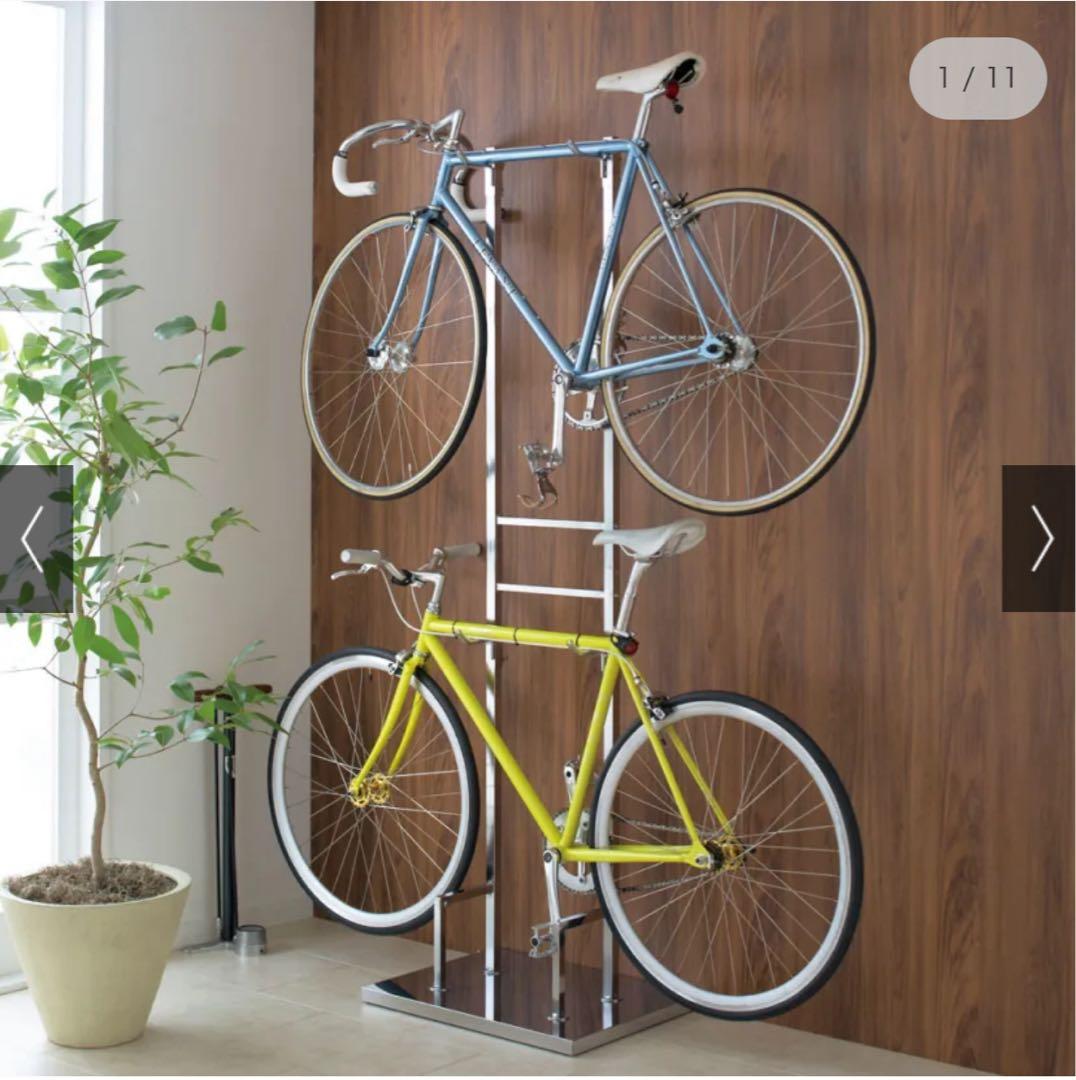 ディスプレイサイクルスタンド　自転車ラック　ロードバイク2台