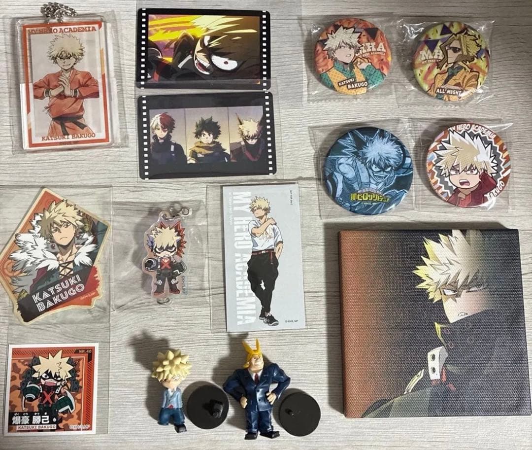 僕のヒーローアカデミア ヒロアカ 爆豪勝己 缶バッジ カード まとめ売り用