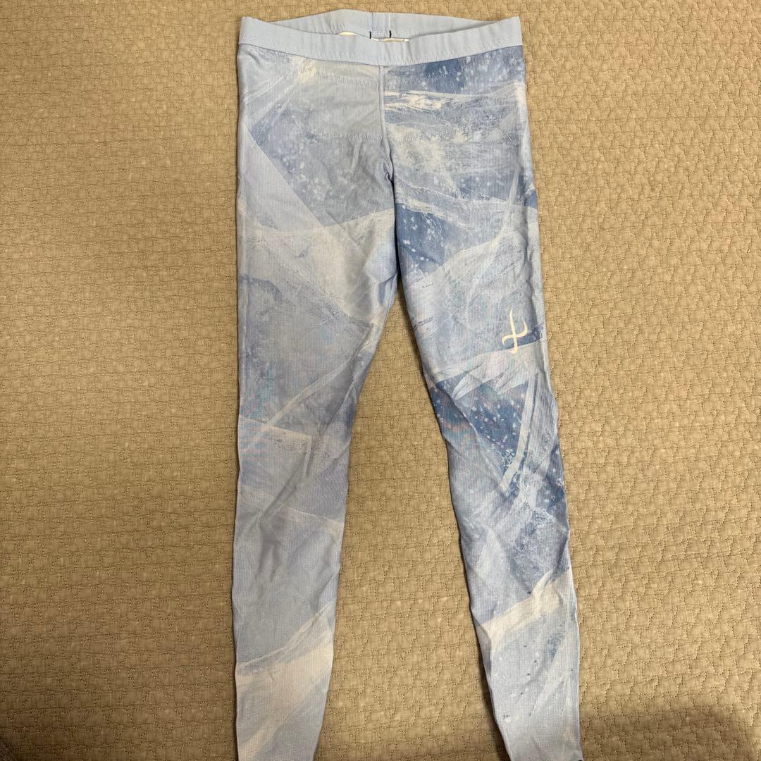 Mサイズ 青系タイツ　cw-x ワコール