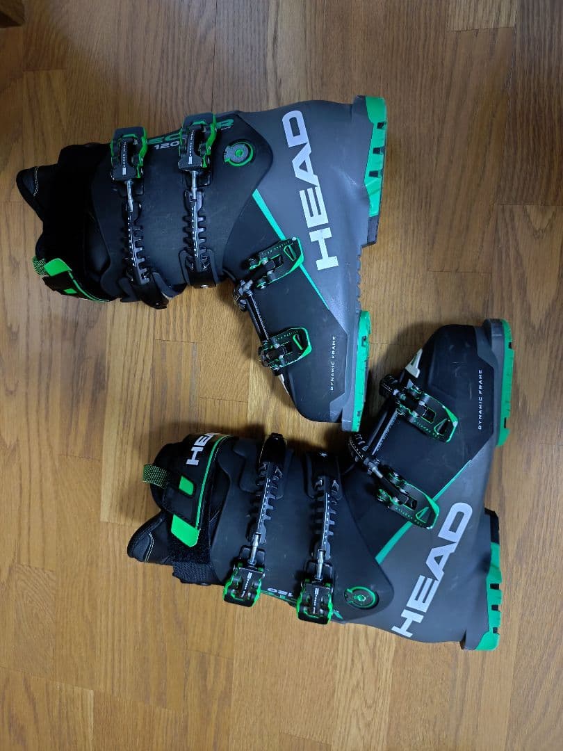 HEAD VECTOR EVO 120 スキーブーツ ブラック/グリーン