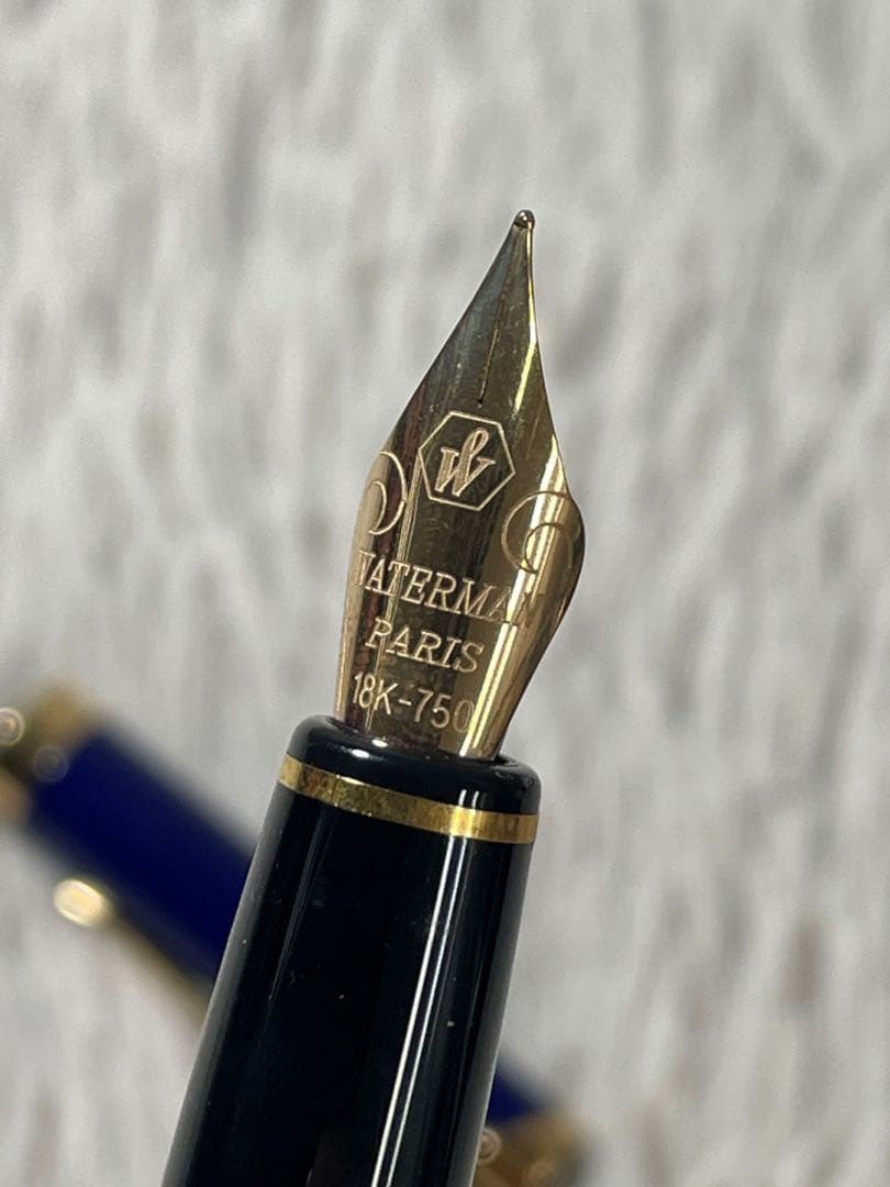 【18金】WATERMAN 万年筆 美品 ルマン100
