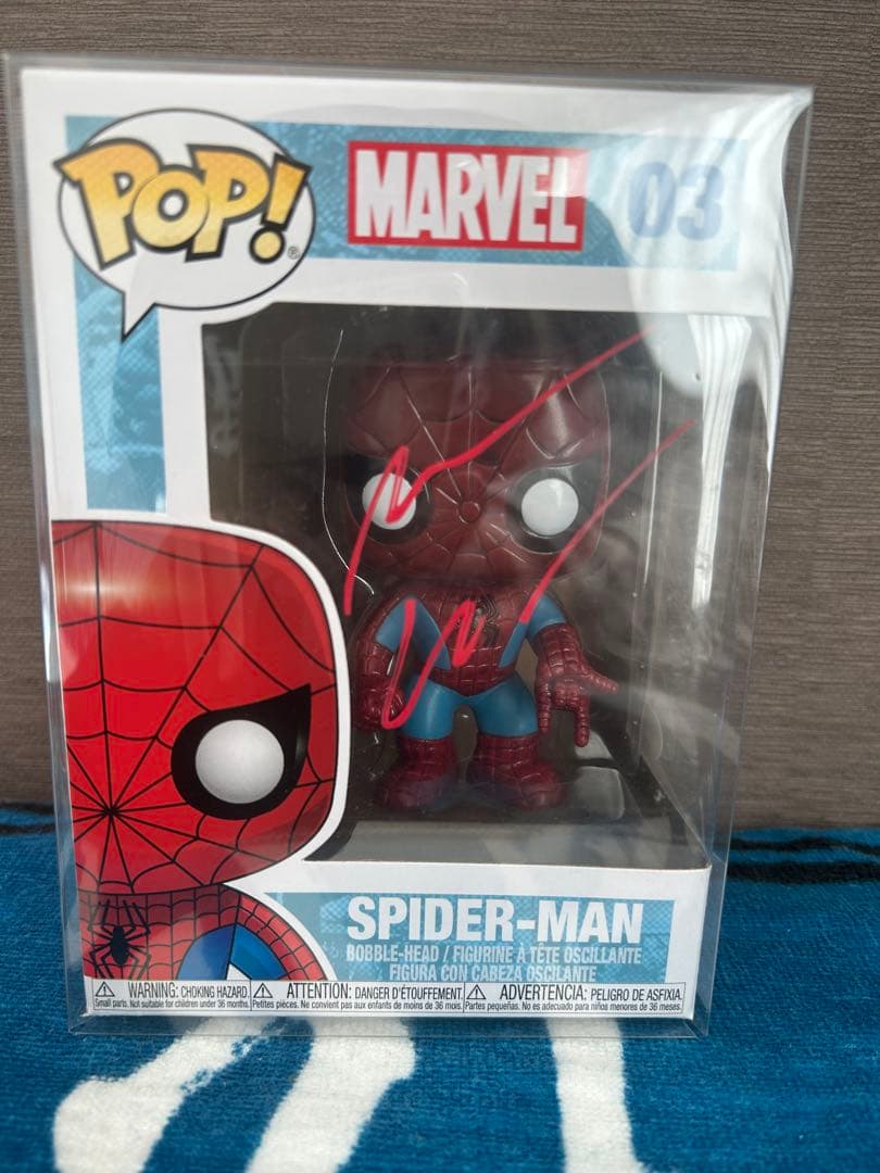 FUNKO スパイダーマン 直筆　サイン アンドリュー ガーフィールド マーベル
