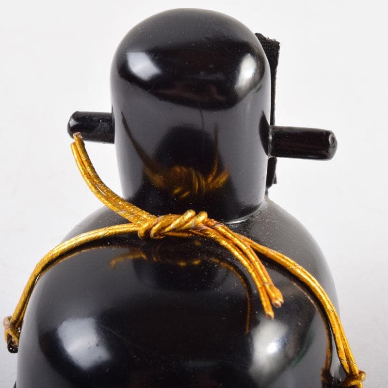 茶道具　黒漆　冠　香合　時代箱　N　8967