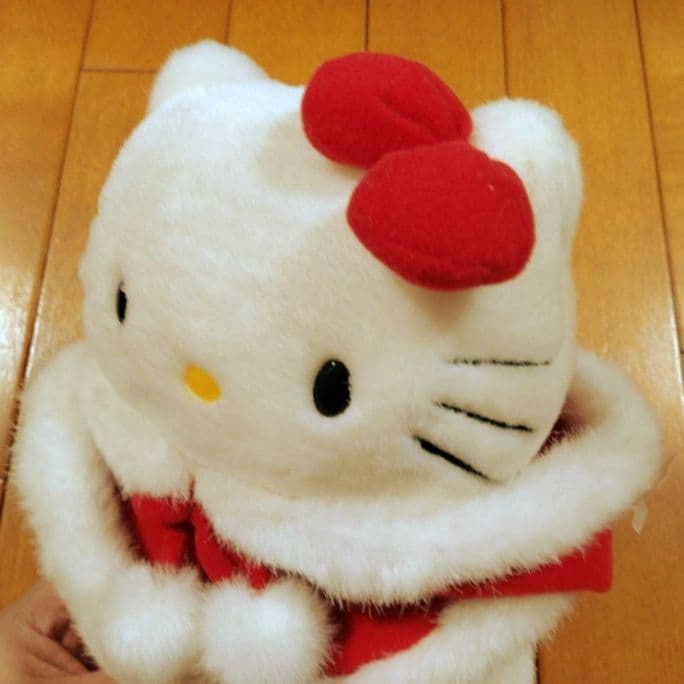 サンリオ　希少　ハローキティ　サンタ　きぐるみ　ぬいぐるみ　タグ付き