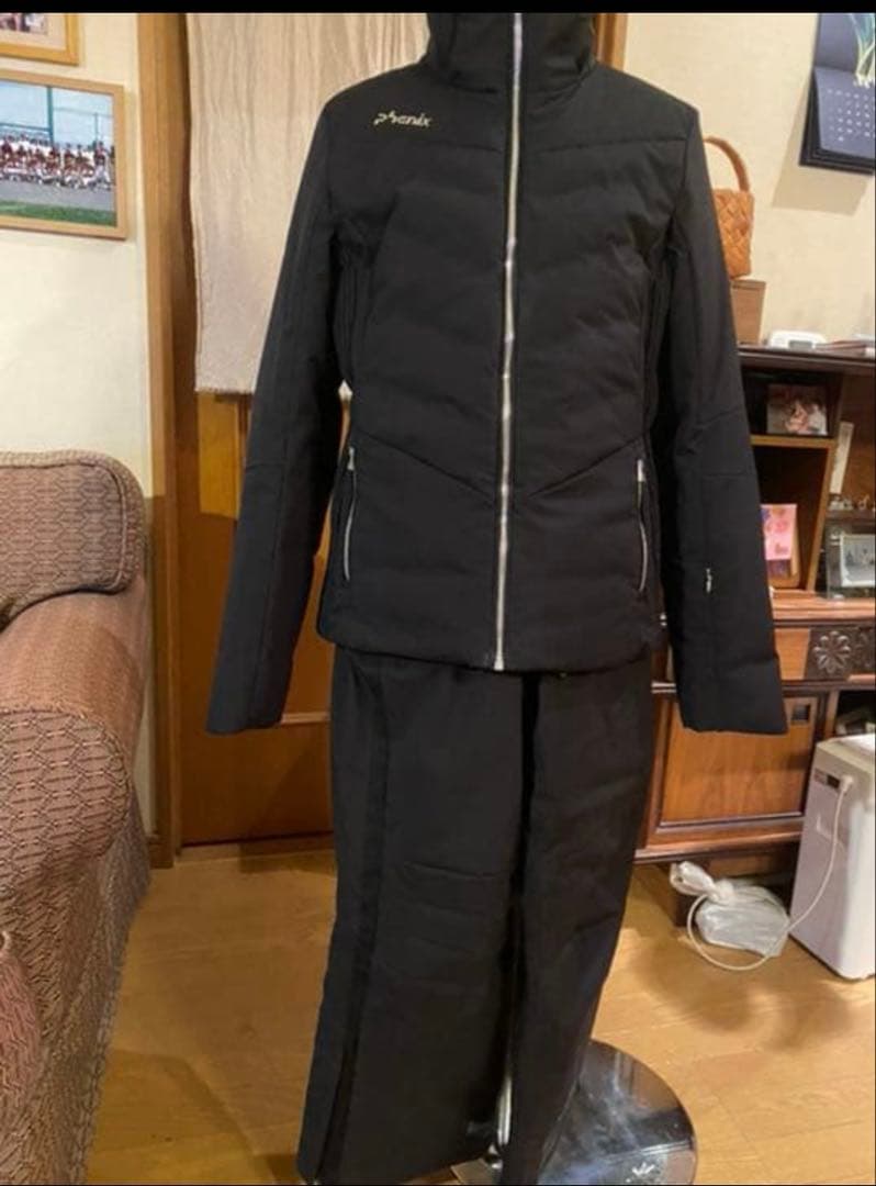 Phoenix スキーウエアー セットアップ　ブラック