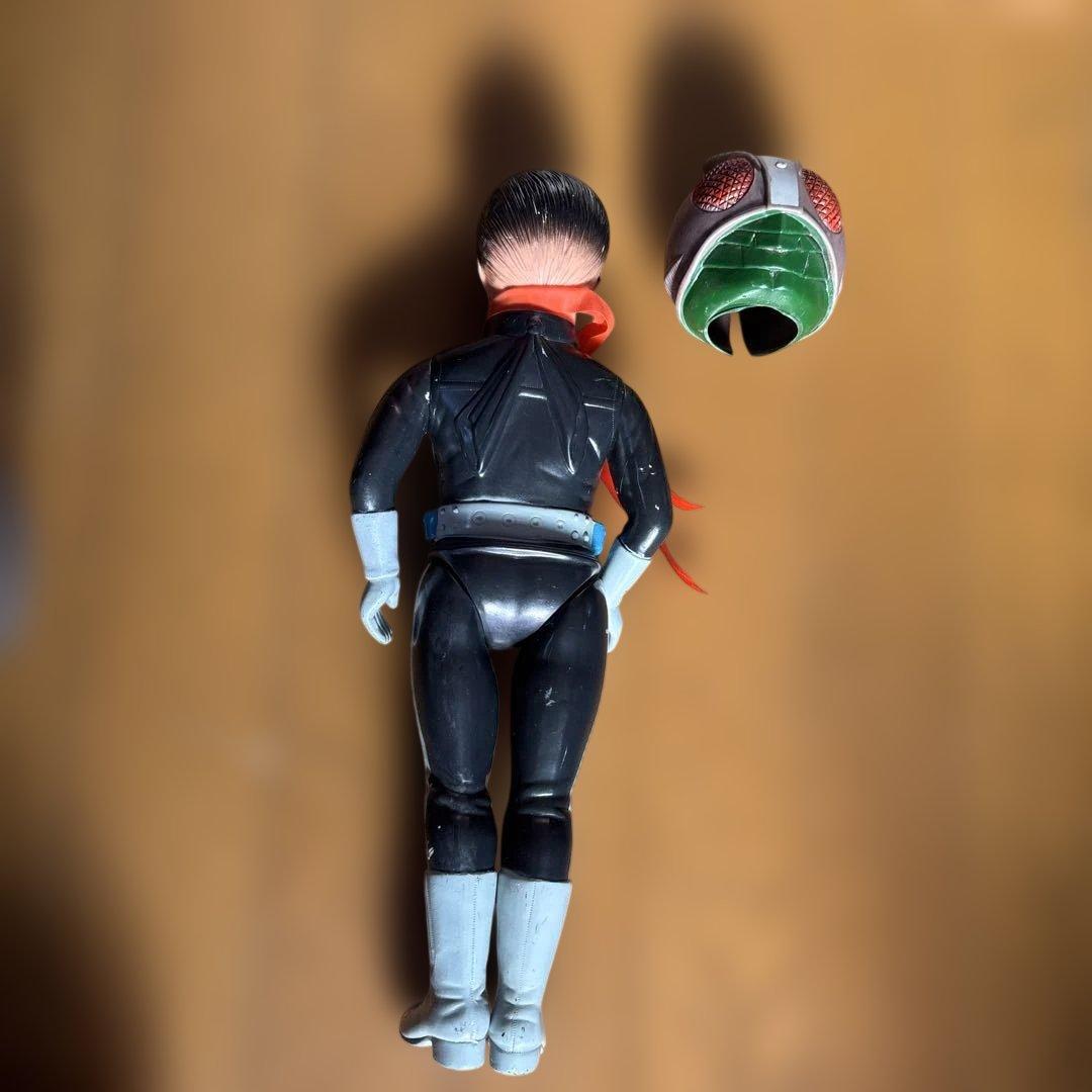 昭和レトロ 仮面ライダー1号 面トレソフビ