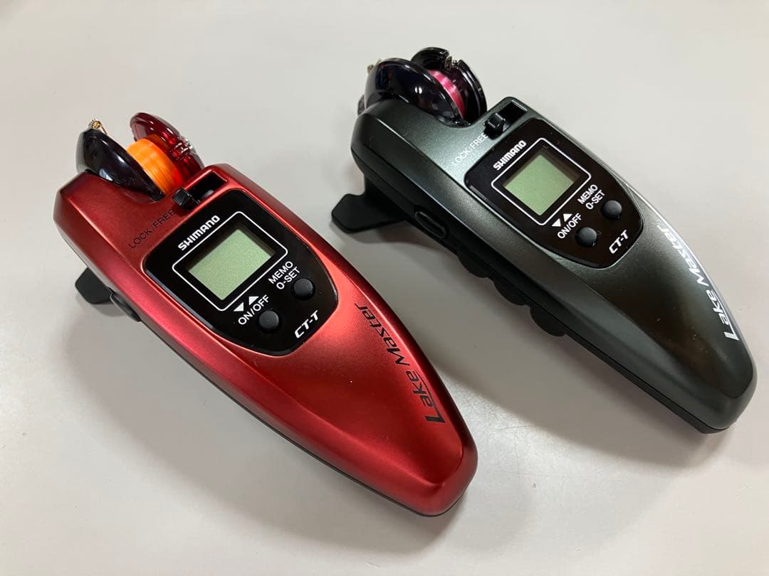 美品　ワカサギ電動リール　シマノレイクマスターCT-T 2台セット