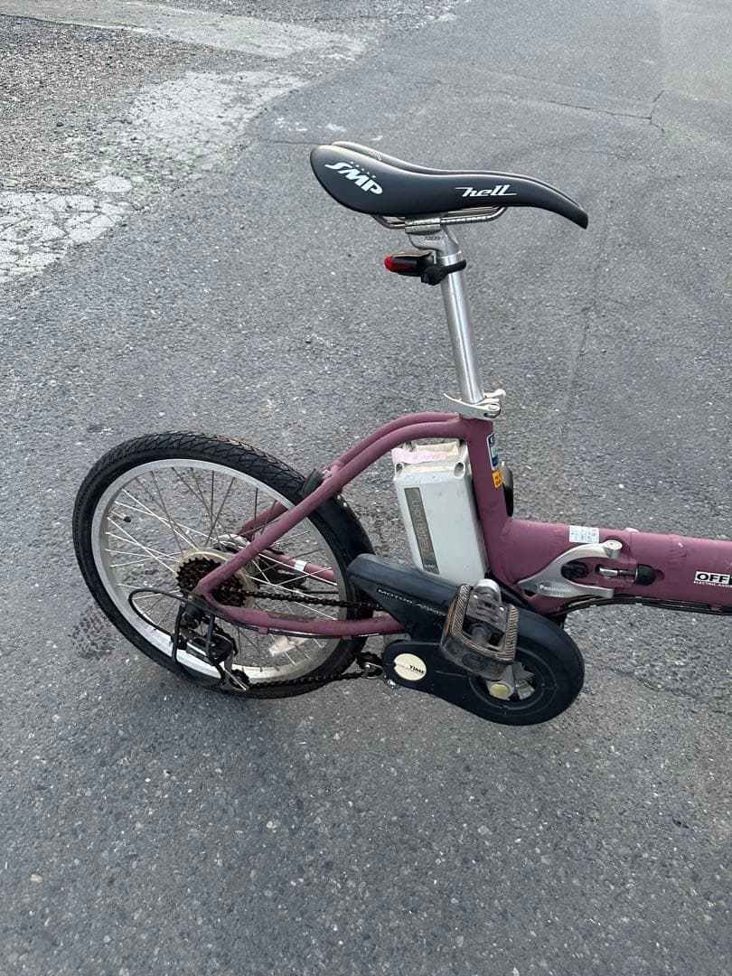 Panasonic オプティマ 折りたたみ自転車 パープル