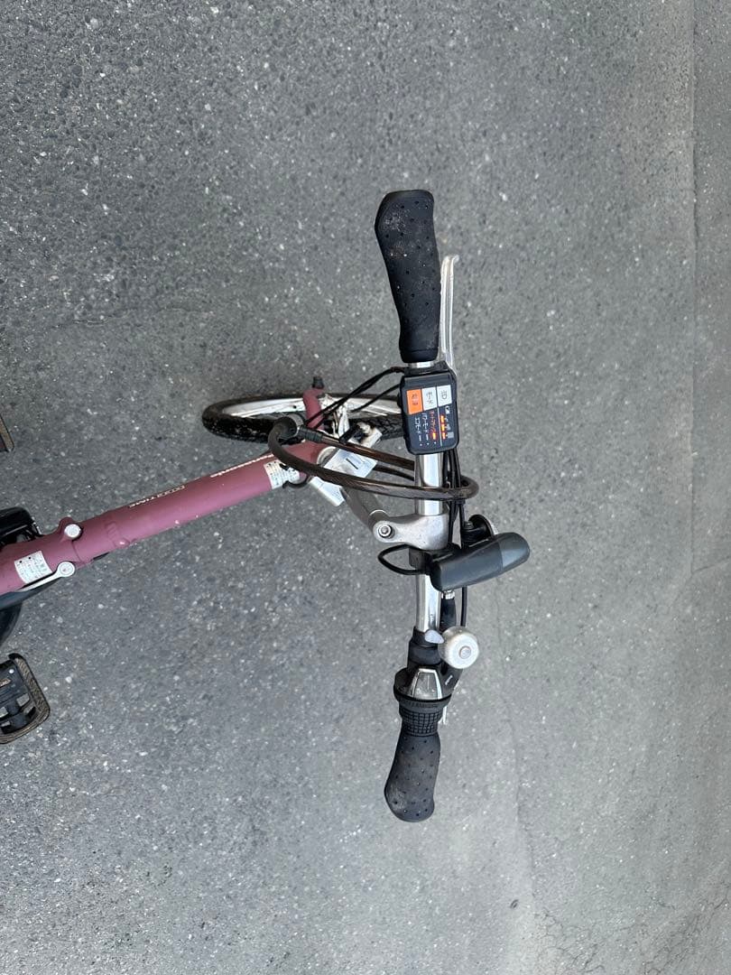 Panasonic オプティマ 折りたたみ自転車 パープル